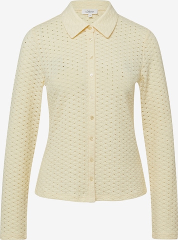 s.Oliver Blouse in Yellow: front