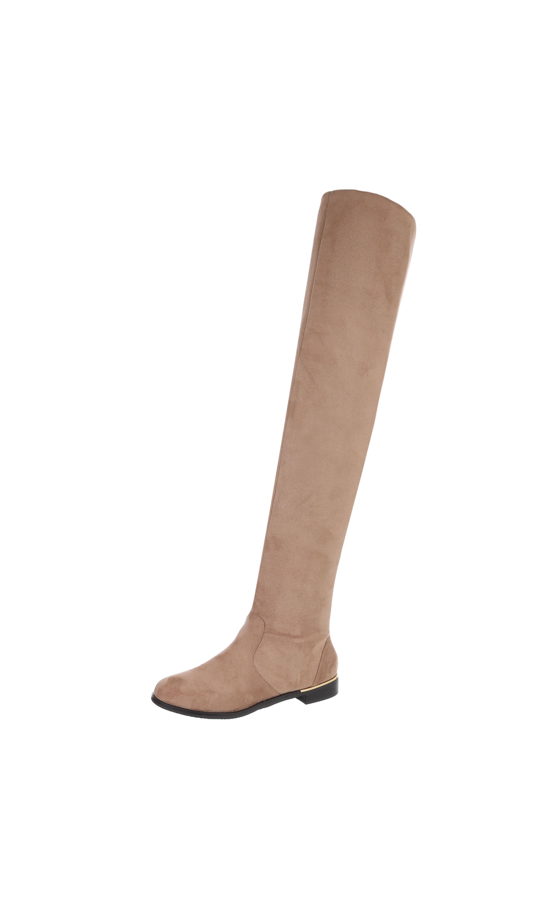 Ital-Design Stiefel ' Flache Stiefel ' in hellbraun, Produktansicht