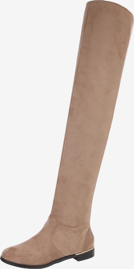 Ital-Design Stiefel ' Flache Stiefel ' in hellbraun, Produktansicht