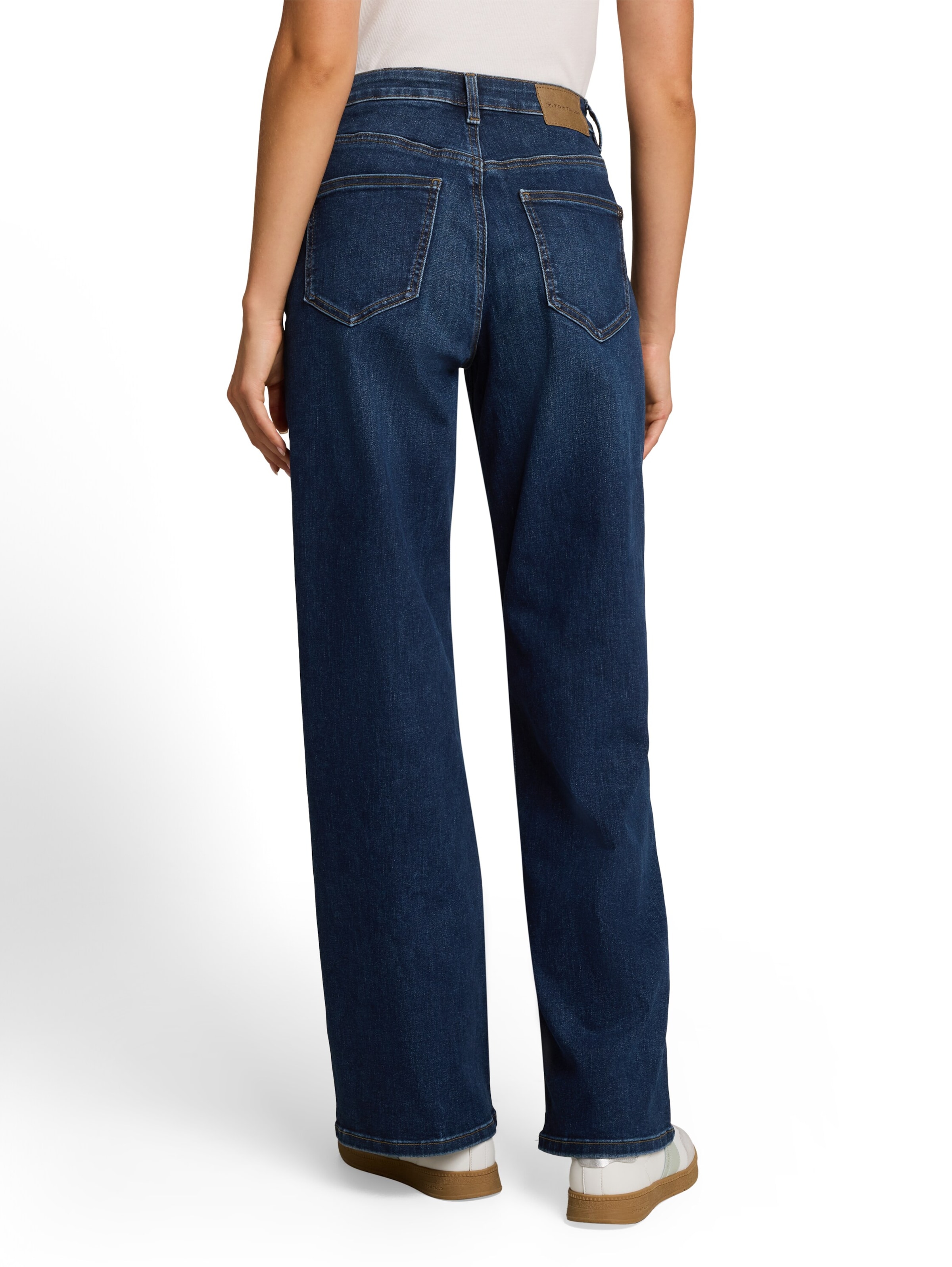 Wide leg Jeans 'MADINA' de la TOM TAILOR pe albastru