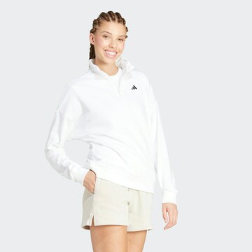ADIDAS SPORTSWEARSportska sweater majica 'Essentials' - bijela boja