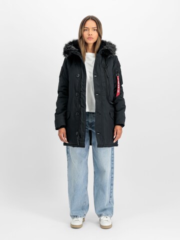 ALPHA INDUSTRIES Winter Jacket 'Polar' in Black