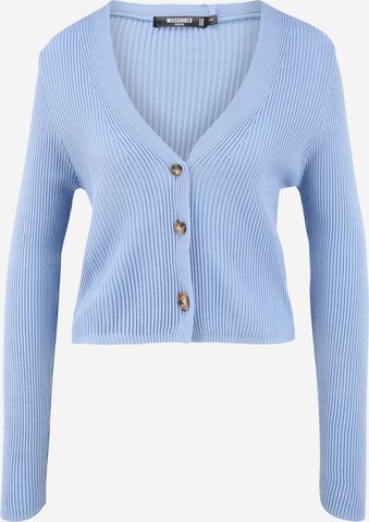 Missguided Petite Knit Cardigan in Blue: front