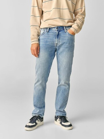 JACK & JONES Slimfit Jeansy 'Clark' w kolorze niebieski