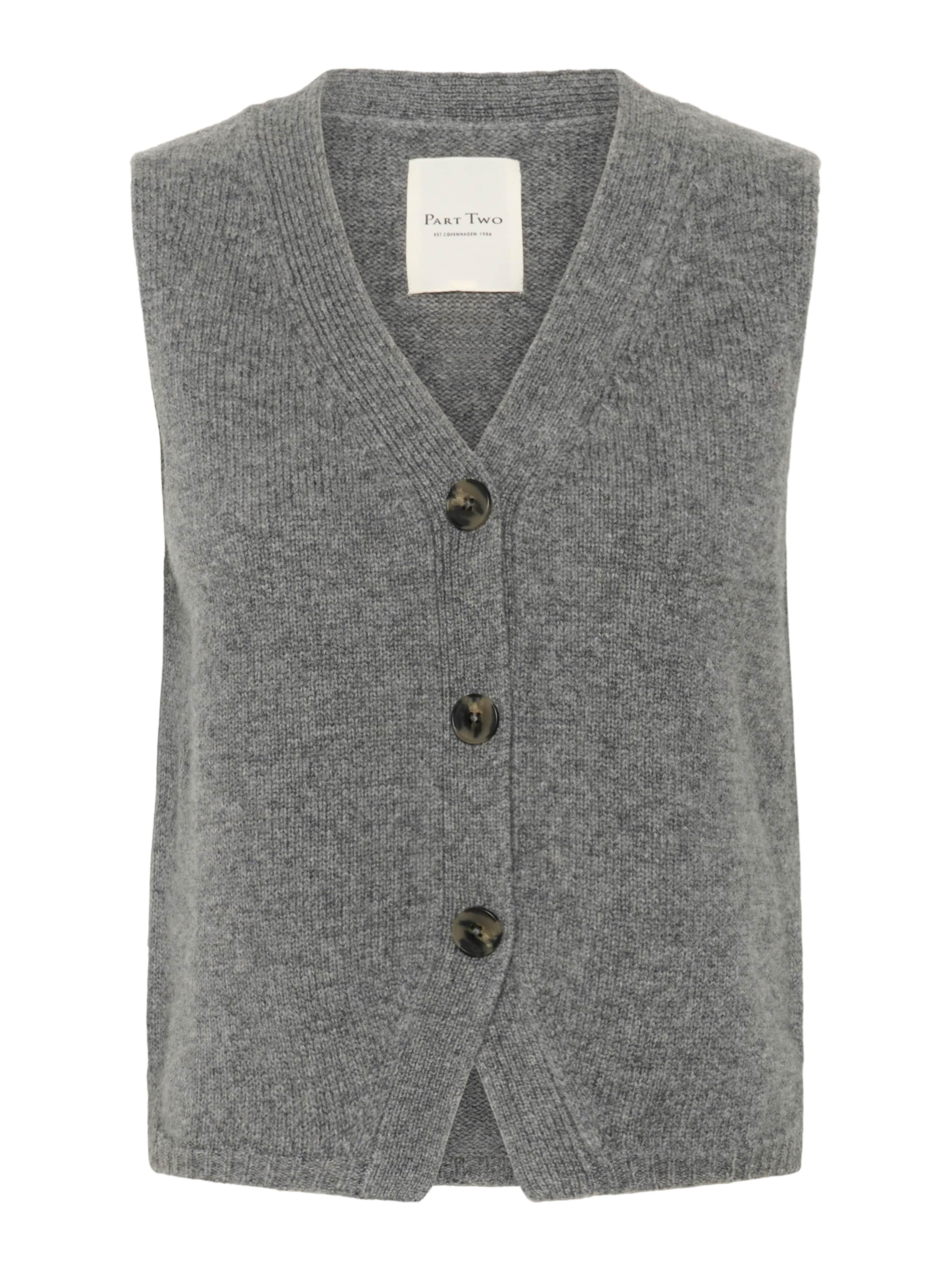 Part Two Kamizelka 'Sylva' w kolorze szary: przód