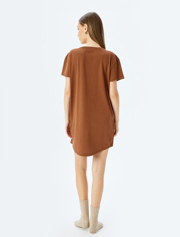 Koton Schlafshirt in Braun