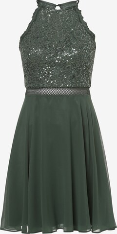 Robe de cocktail VM Vera Mont en vert : devant