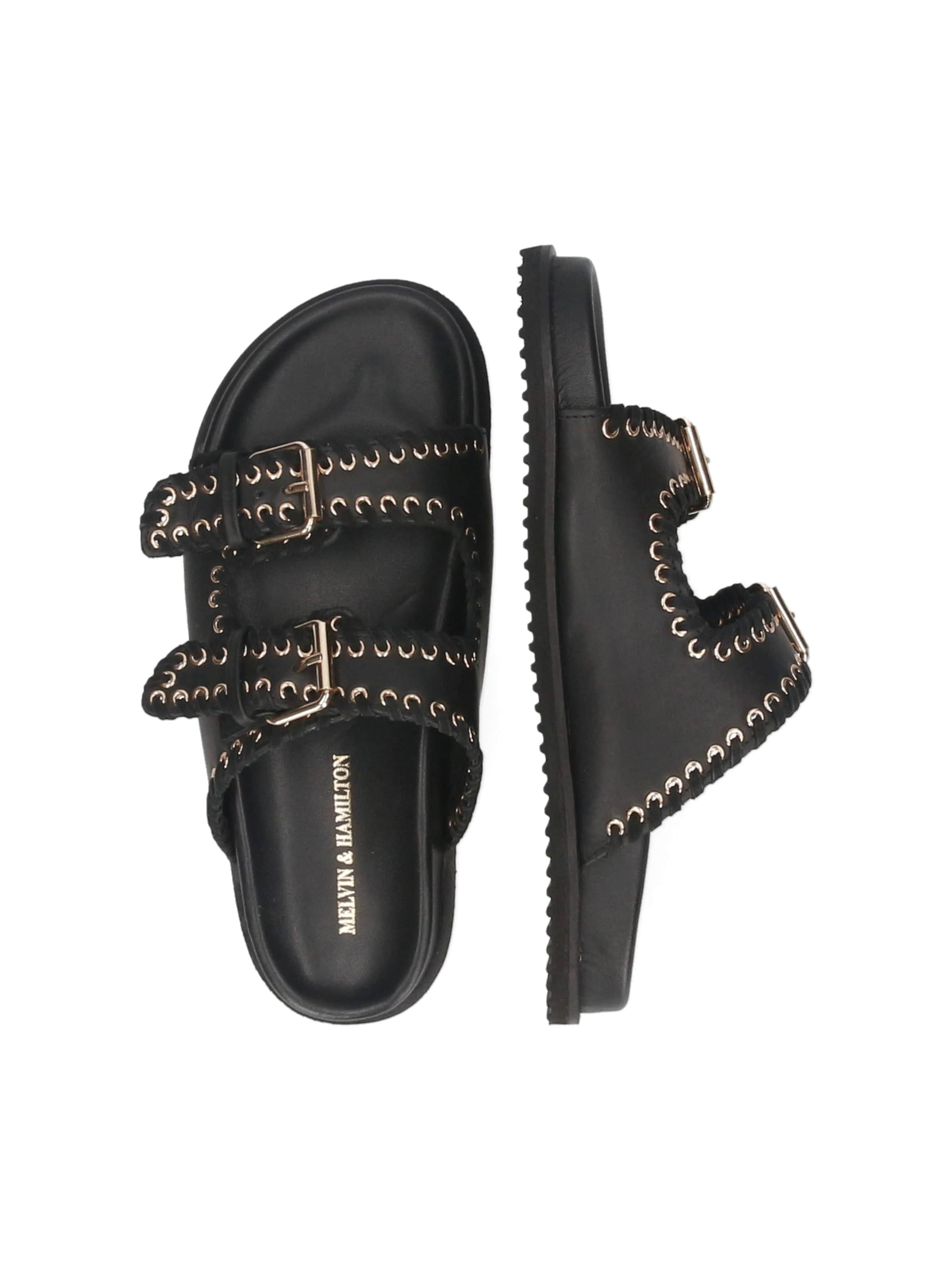 MELVIN & HAMILTON Mules 'Eve 1' in Black
