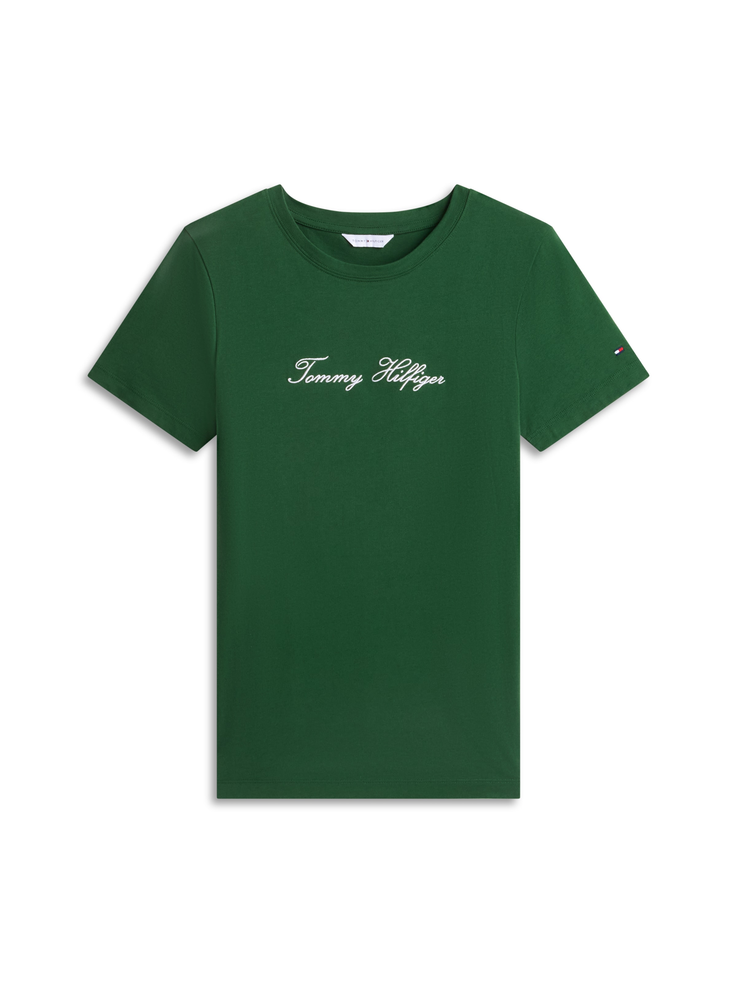 TOMMY HILFIGER Μπλουζάκι σε πράσινο: μπροστά