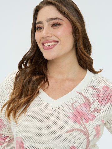 Pull-over Fiorella Rubino en blanc