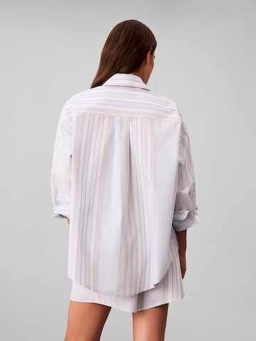 Calvin Klein Slaapshirt in Blauw