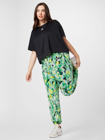 ADIDAS BY STELLA MCCARTNEY Tapered Sportbroek 'Printed ' in Groen