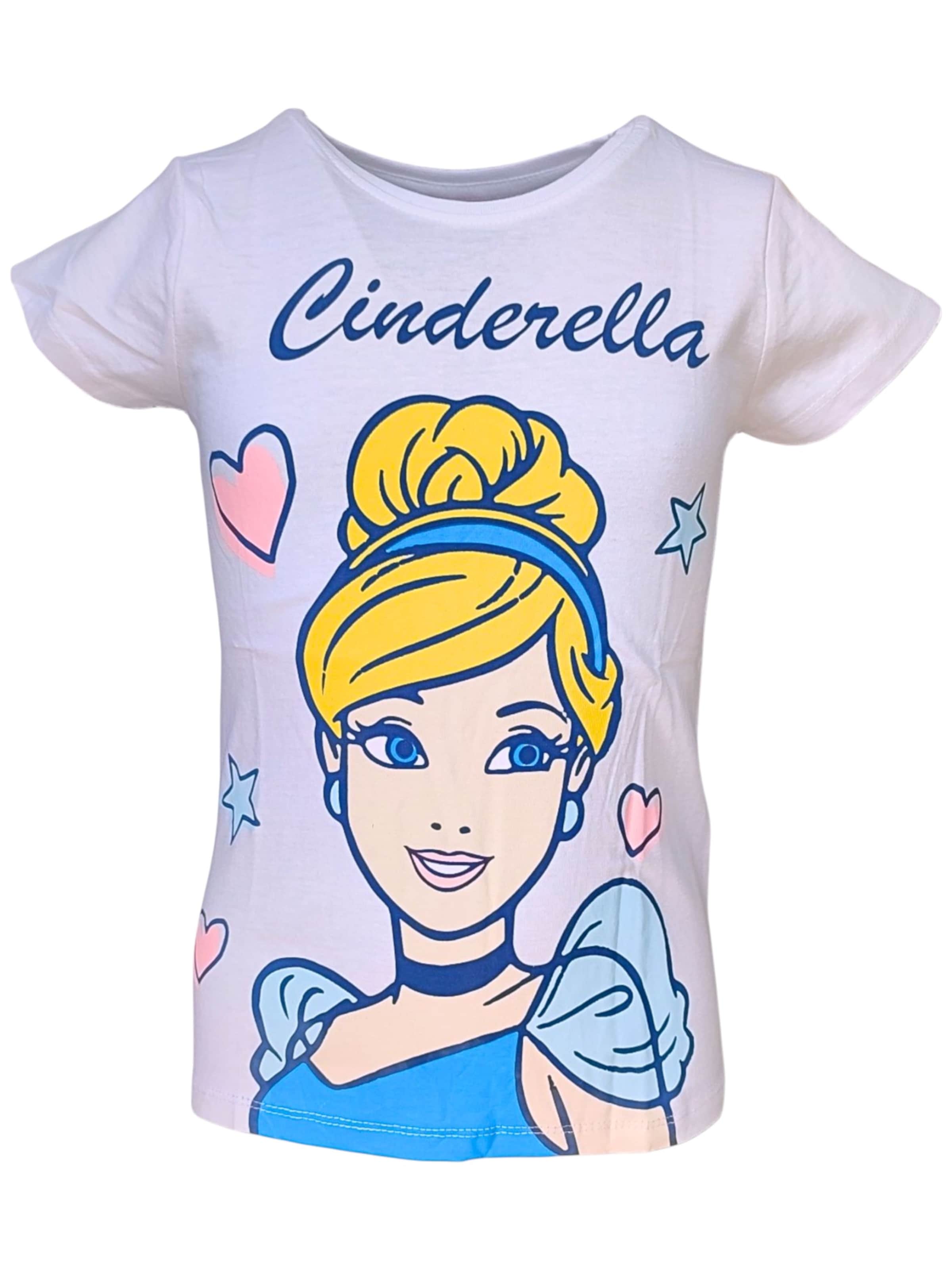 Disney Princess Shirt 'Disney Cinderella T-Shirt' in White: front