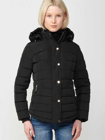 KOROSHI Winterjacke in Schwarz: Vorderseite