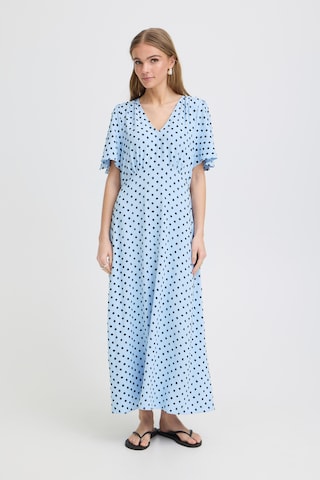 ICHI Kjole 'IHZabby' i blå: forside