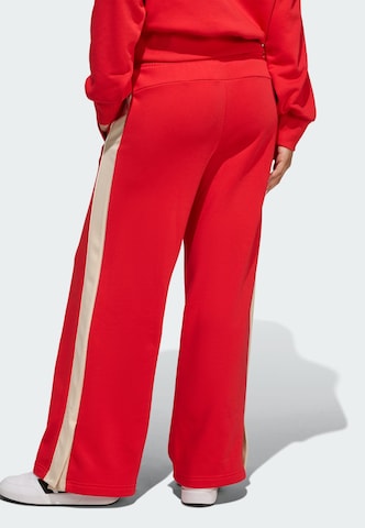 ADIDAS SPORTSWEAR - Pierna ancha Pantalón deportivo 'Stadium' en rojo