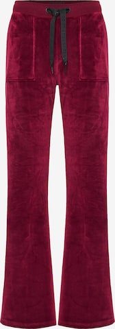 purpurinė Funky Buddha Standartinis Kelnės: priekis