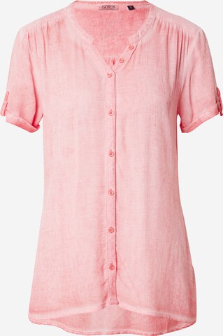Soccx Blouse in Pink: front