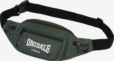 LONSDALE Vyölaukku 'HIP' värissä tummanvihreä / musta / valkoinen, Tuotenäkymä