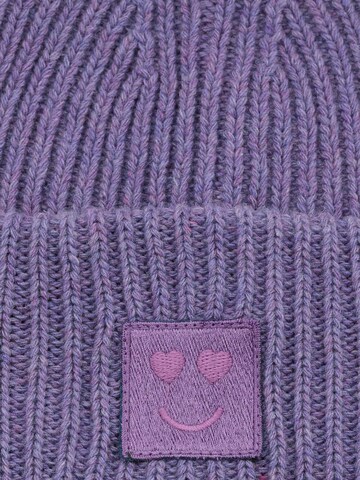Bonnet Zwillingsherz en violet
