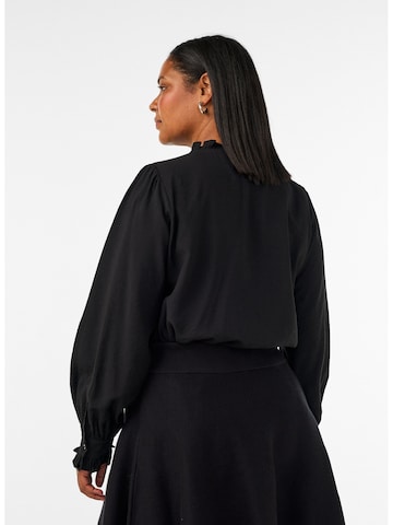 Zizzi Bluse 'MCLARU' in Schwarz
