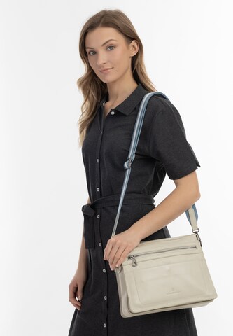 DreiMaster Maritim Crossbody bag in Beige: front