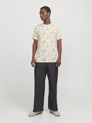 JACK & JONES T-Shirt in Beige
