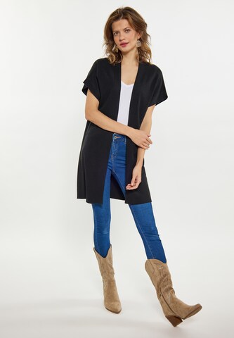 usha FESTIVAL Knit Cardigan in Black