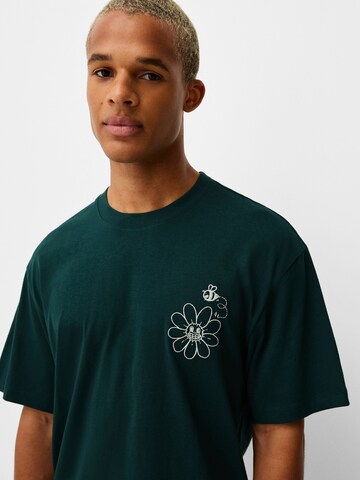 Bershka Shirt in Groen