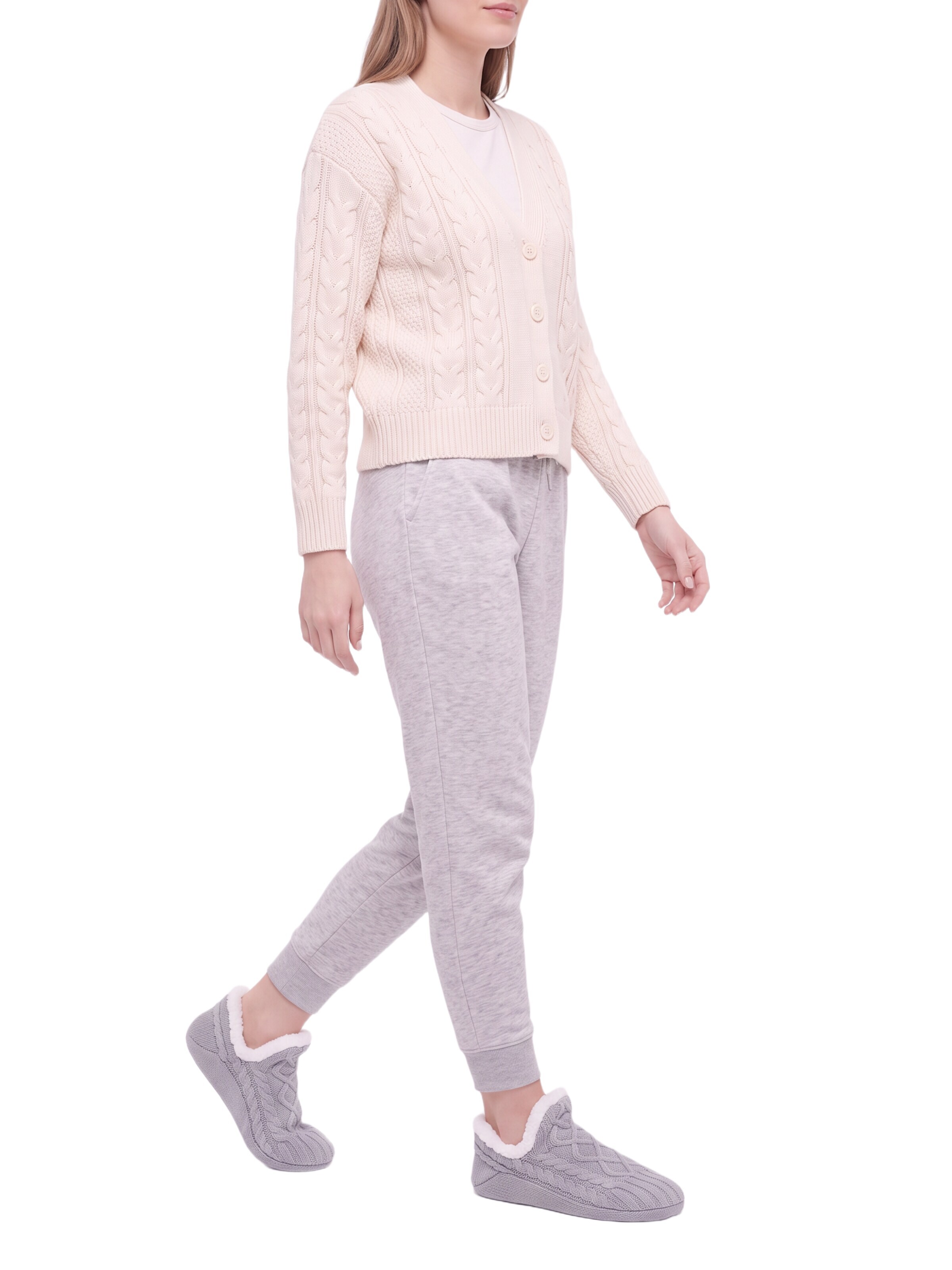 BONVERANO Ankle Socks in Grey