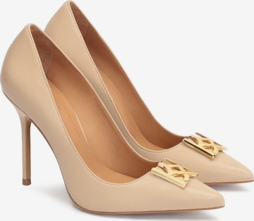 Kazar - Zapatos con plataforma en beige