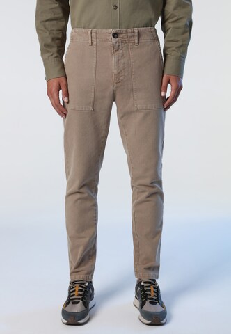 Regular Pantalon North Sails en beige : devant