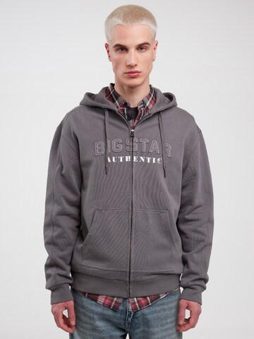 Veste de survêtement 'Berkus' BIG STAR en gris : devant