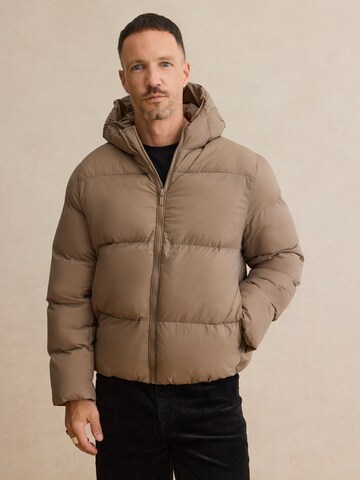 DAN FOX APPAREL Winter Jacket 'John' in Beige: front