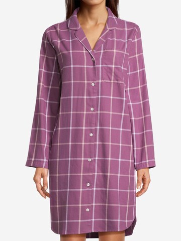 SEIDENSTICKER Nachthemd 'Classic Flanell' in Lila
