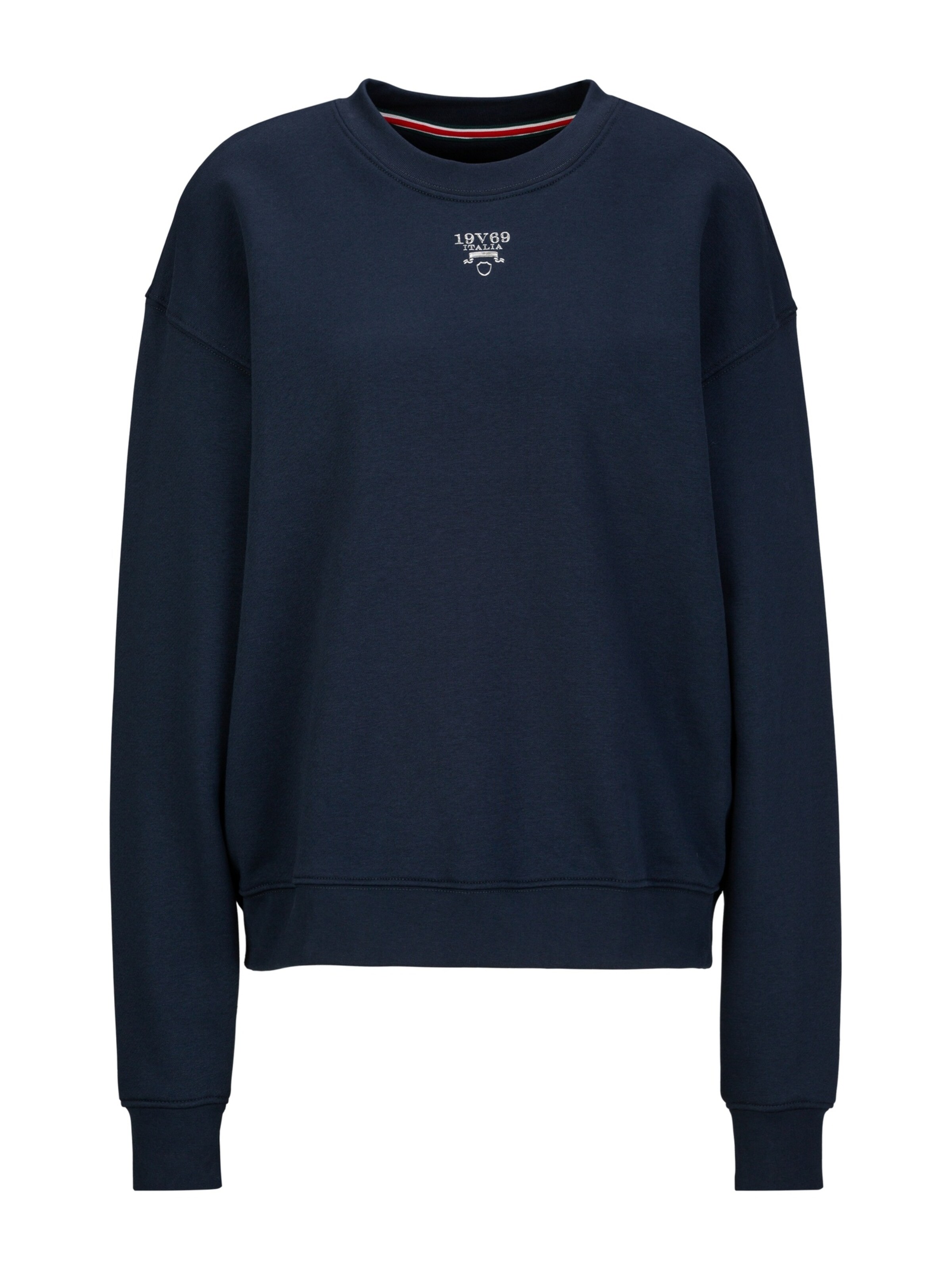 19V69 ITALIA Sweatshirt 'Sinja' in Blauw: voorkant