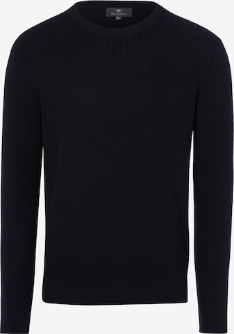 Nils Sundström Strickpullover in Blau: Vorderseite