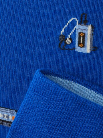Von Jungfeld Socks 'RETRO ICONS' in Blue