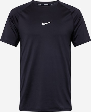 NIKE Functioneel shirt in Zwart: voorkant