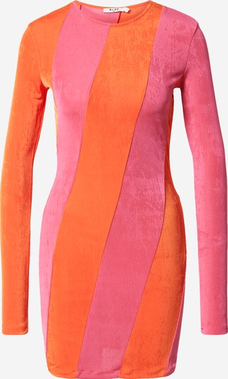 NA-KD Robe en orange fluo / rosé, Vue avec produit