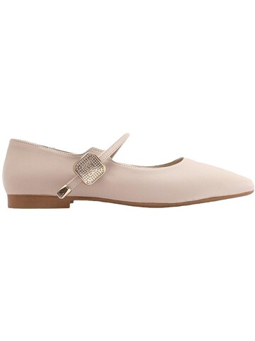 Limoya Strap ballerina in Beige