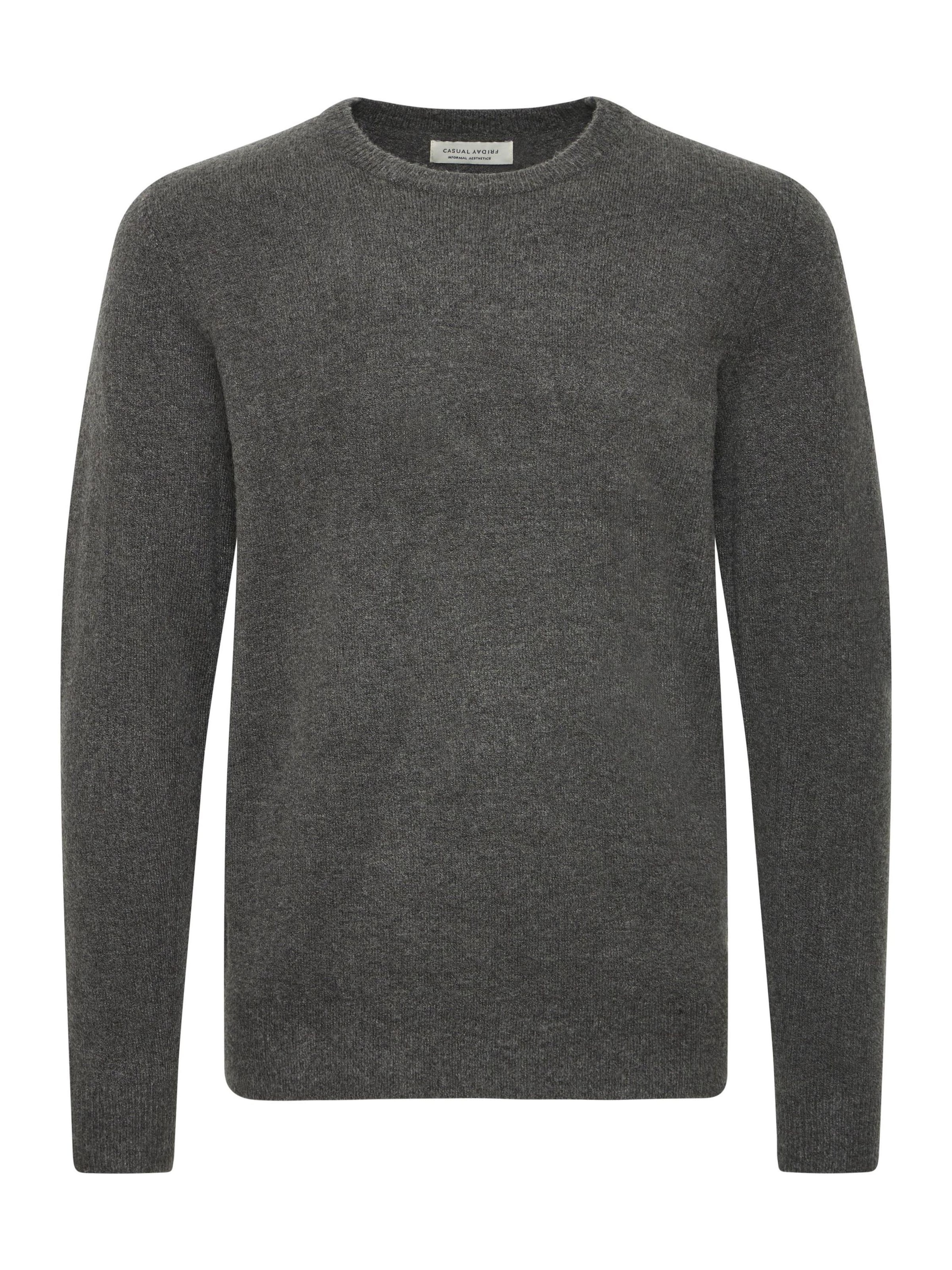 Casual Friday Sweater ' CFHEINE ' in Grey: front