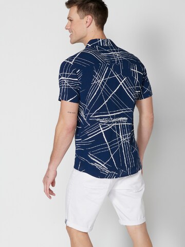 KOROSHI Regular Fit Paita värissä sininen