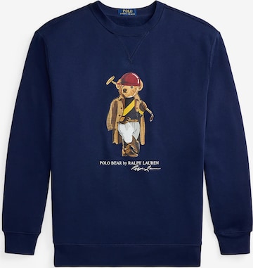 Polo Ralph Lauren Big & Tall Collegepaita 'SEASONAL' värissä sininen: etupuoli