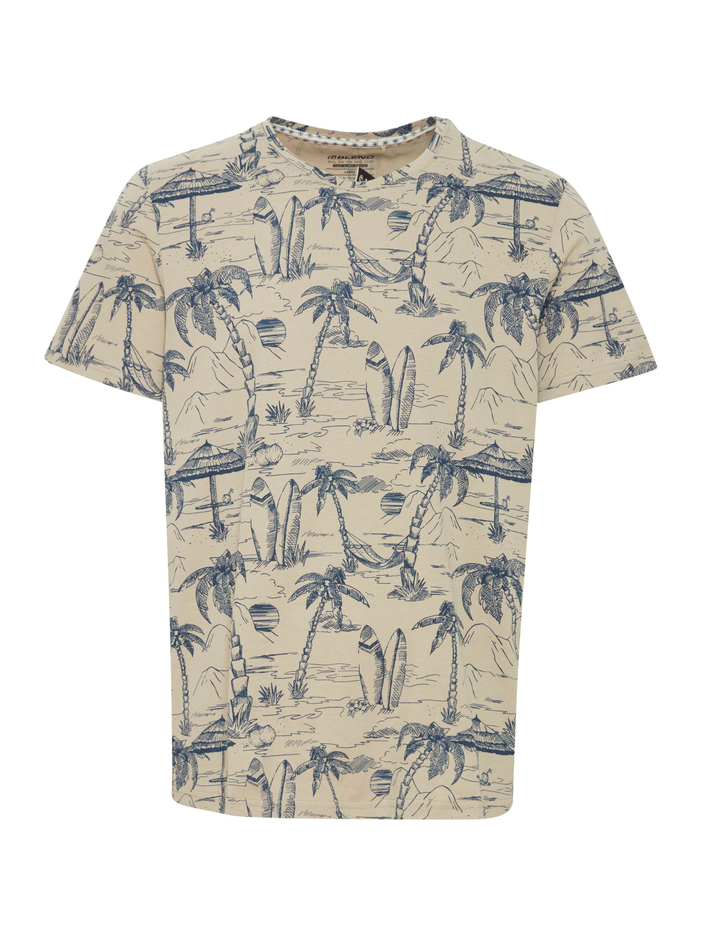 BLEND - Camisa em bege: frente