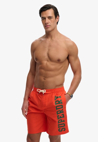 Superdry & Co Swimming shorts in Green / Orange, Item view