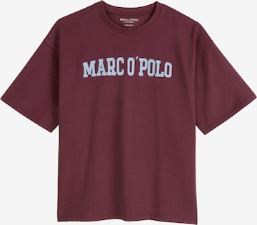 T-Shirt Marc O'Polo en rouge : devant