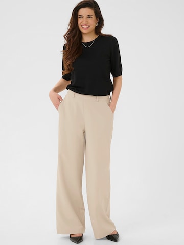 Kaffe Широки крачоли Панталон 'KAValley' в сиво