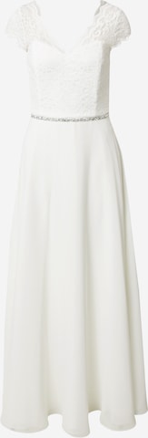 SWING Večerna obleka | bela barva: sprednja stran