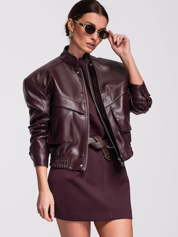 Ombre Between-season jacket in Red
